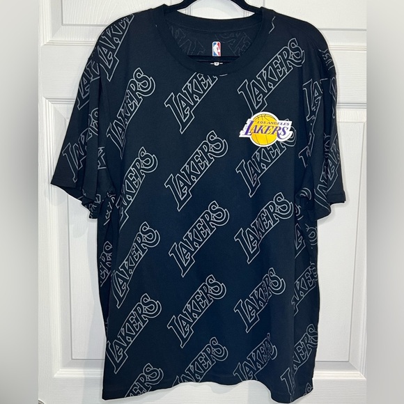 NBA Los Angeles Lakers Men's Tee - Black - Size 2x - Picture 1 of 5